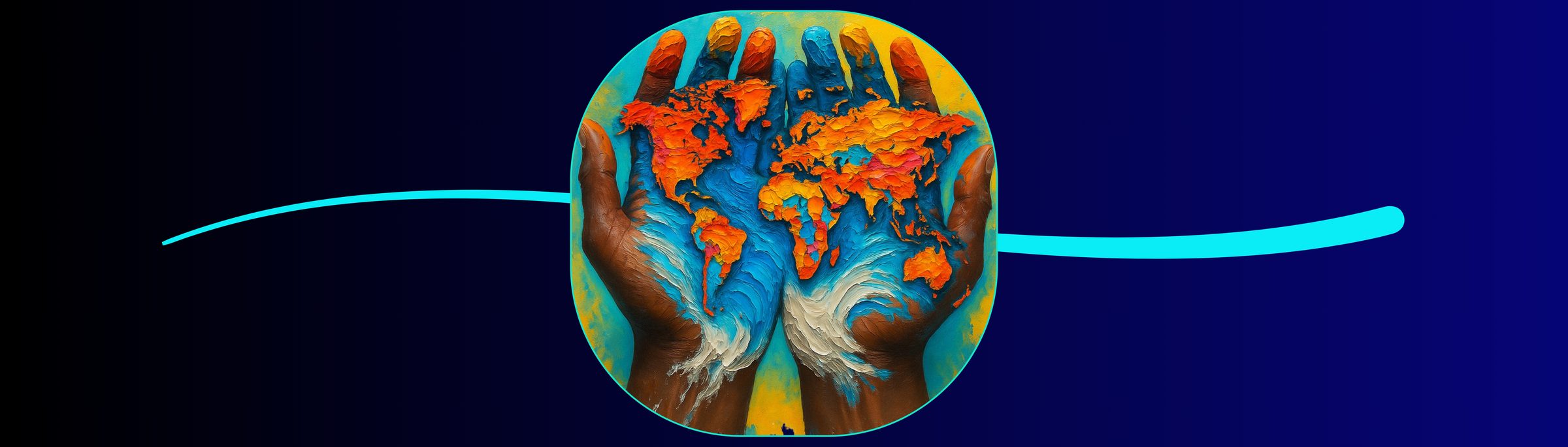 Hands holding the world - ENRICH Global